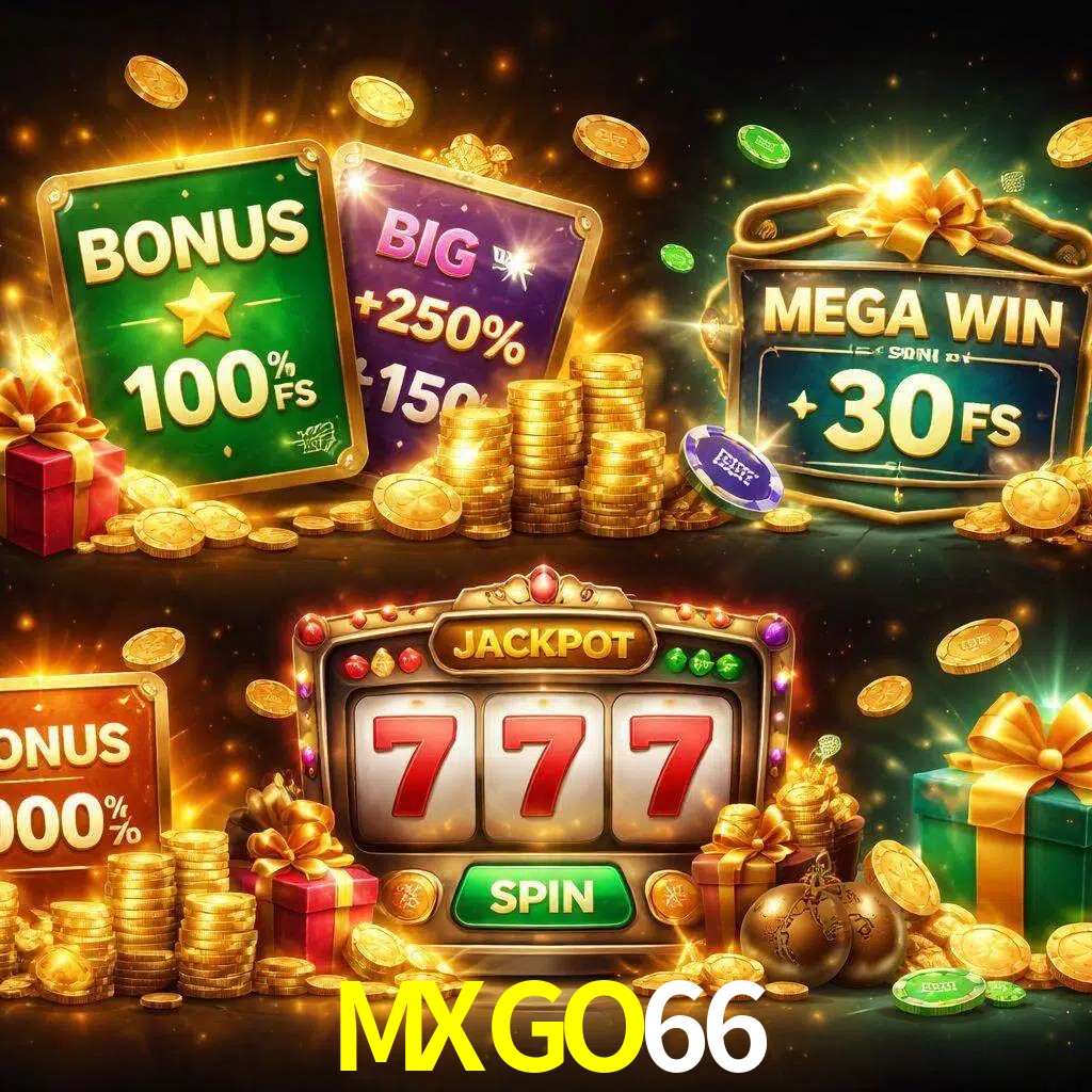 Tipos de bonos MXGO66 incluyendo recompensas de bienvenida y promociones continuas
